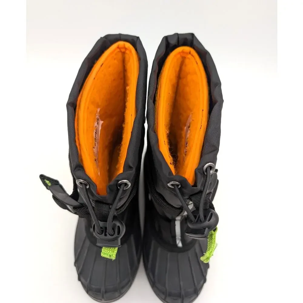 Kamik Glacial 4 Waterproof Winter Boots Little/Big Kids Black Size US2 EU34